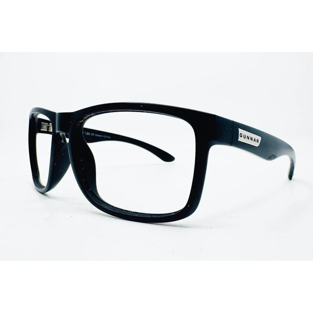 Gunnar Intercept Glasses Mens Onyx Black Blue Light Blocking 58-17-135